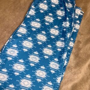 Simply Southern Blue and White Geometric Pajama Bottoms